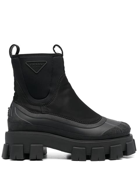 prada mens ankle boots site au|Prada monolith gabardine boots.